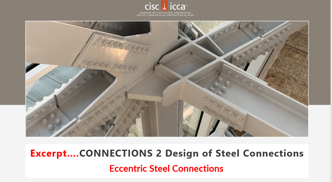 An Excerpt of Connections 2: Eccentric Steel Connections – CISC Steel Store