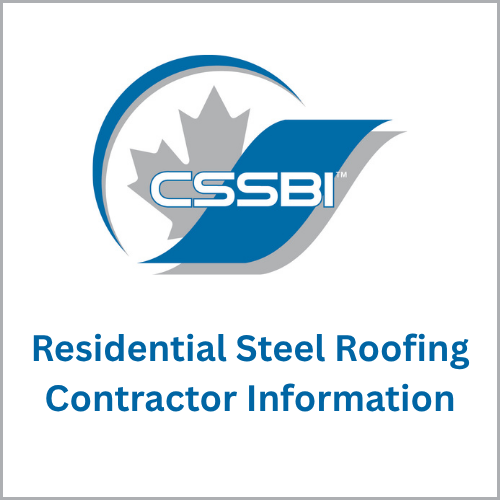 Residential Steel Roofing - Contractor Information