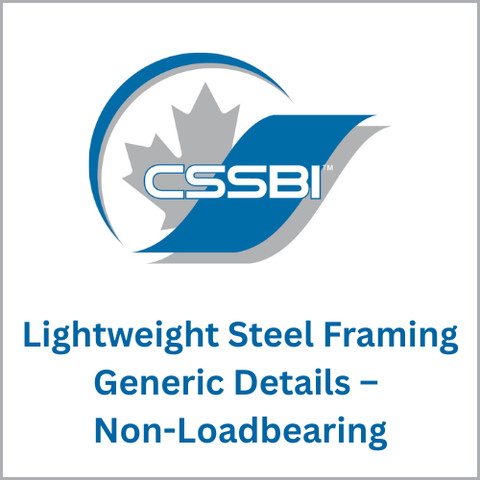 Lightweight Steel Framing Generic Details – Non-Loadbearing