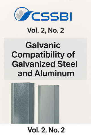 CSSBI Vol. 2, No. 2: Galvanic Compatibility of Galvanized Steel and Aluminum