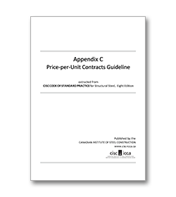 CISC Price per Unit Contracts Guideline - Appendix C (PDF)