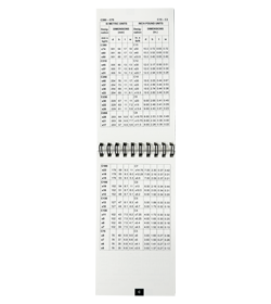 Structural Steel Pocket Data (package Of 5 Pcs) – CISC Steel Store