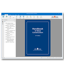 Digital 1 Year Subscription License - CISC Handbook of Steel Construction - 12th Ed